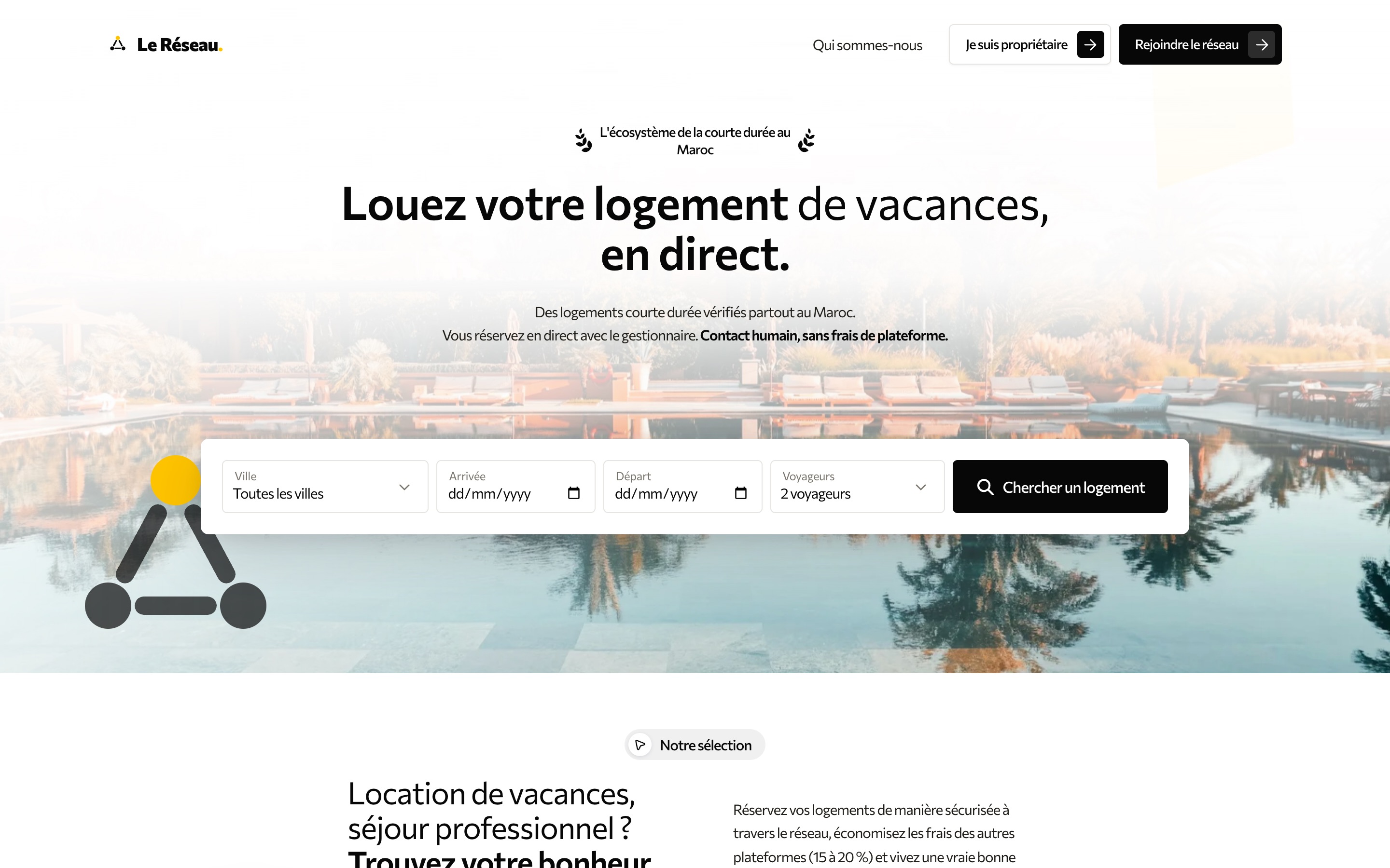 L'espace membre du réseau